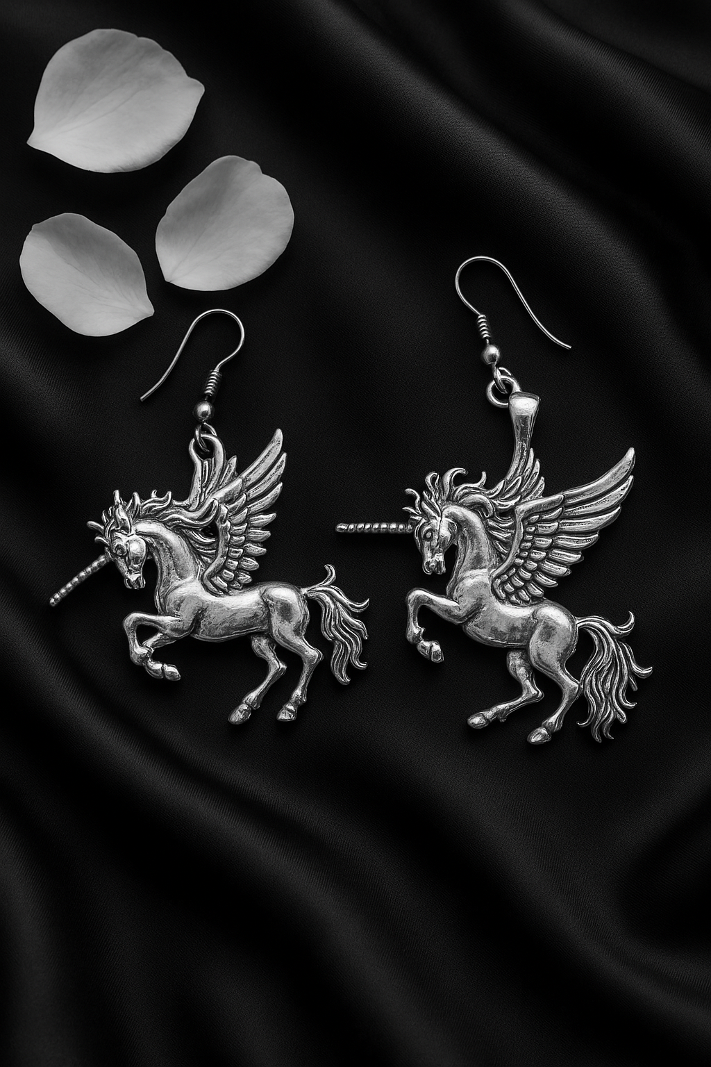 Antique Unicorn Danglers