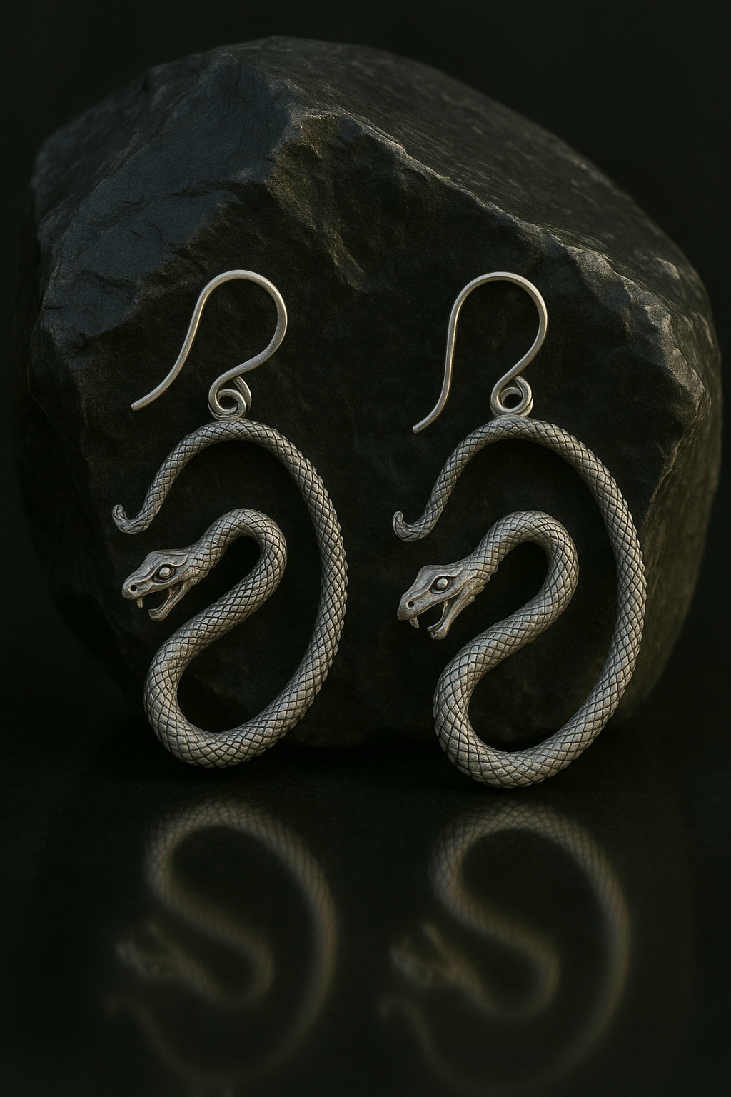 Serpent Charmers Silver Hooks