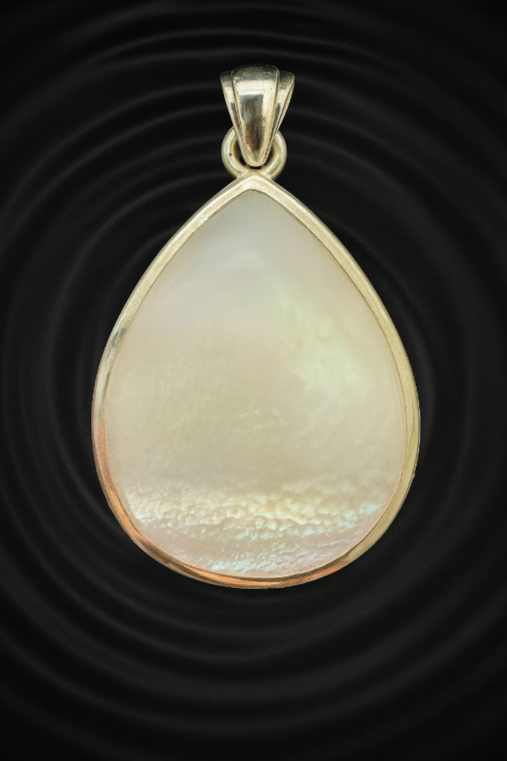 Dual-Sided Ocean Pendant - Mother of Pearl & 925 Silver