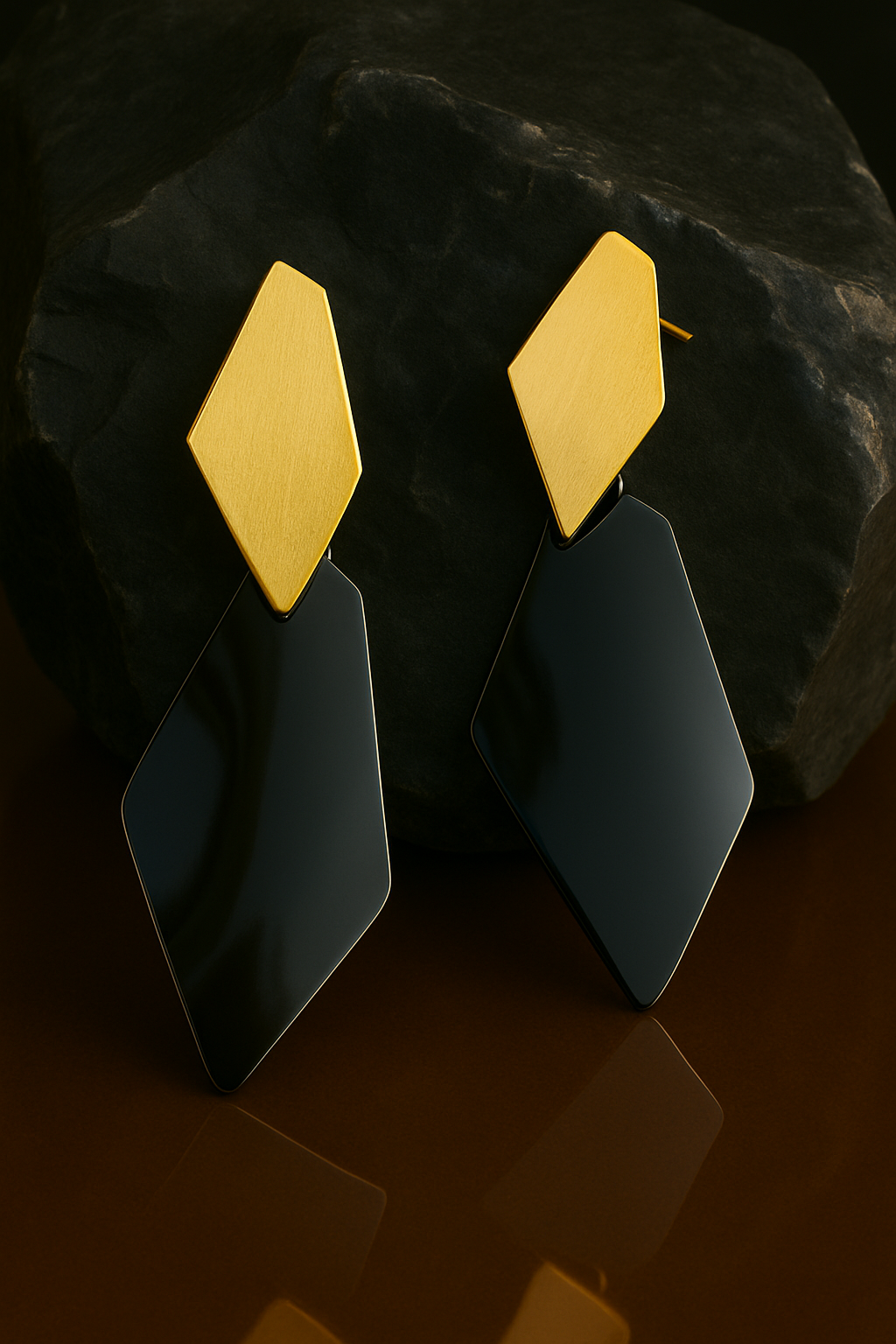 Midnight Drop Earrings