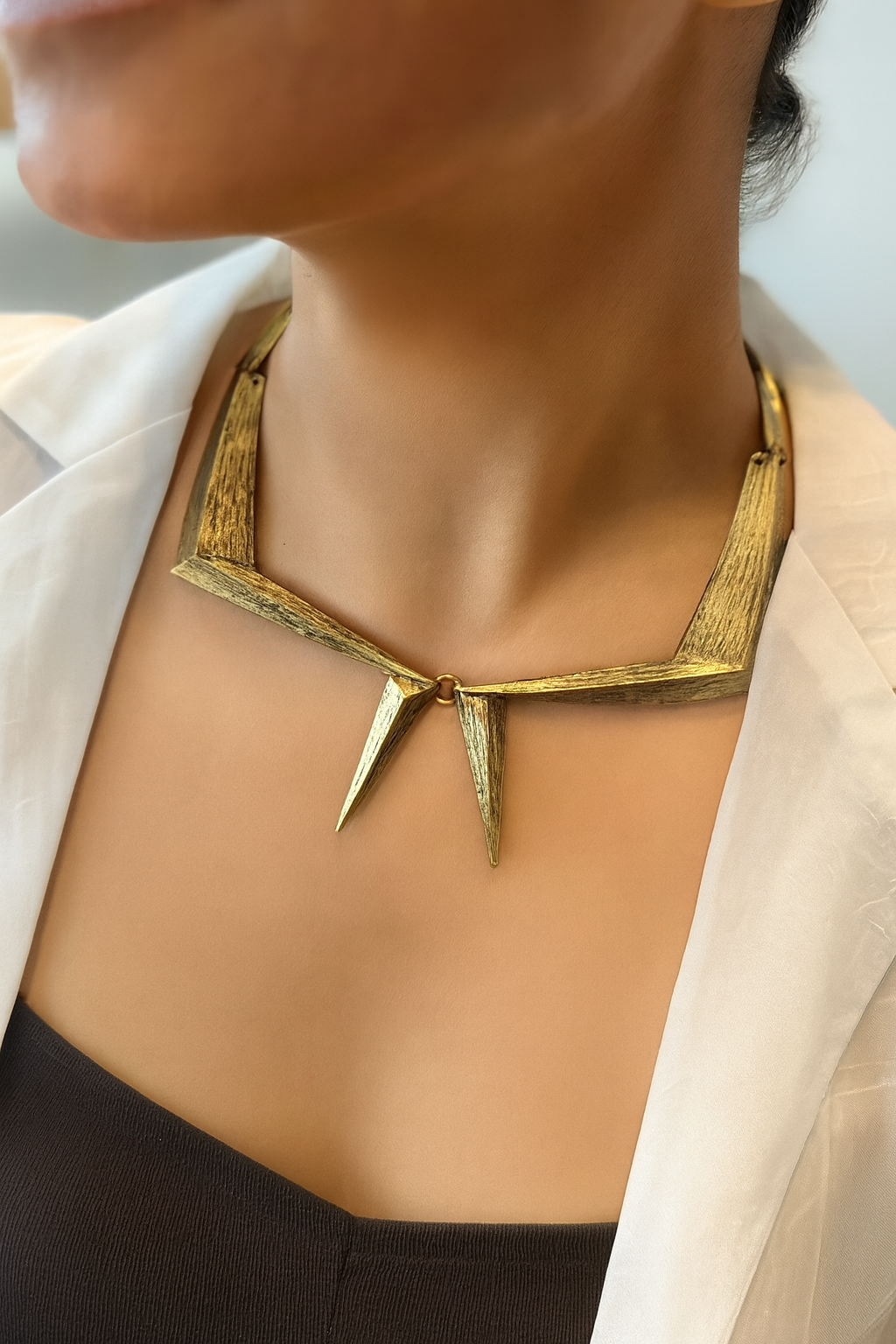 Egyptian Imperial Edge Collar Necklace