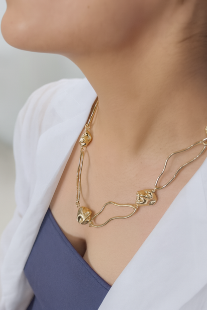 Golden Drift Necklace