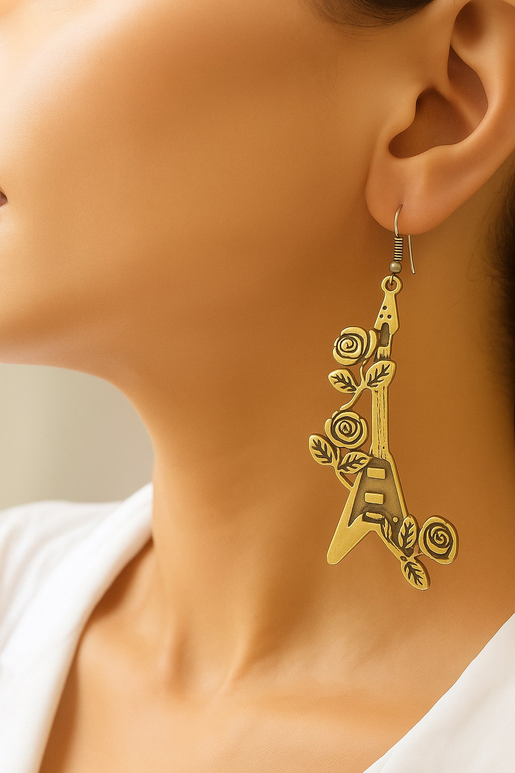Rock & Rose Danglers
