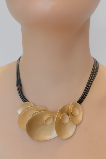Champagne Orbit Necklace