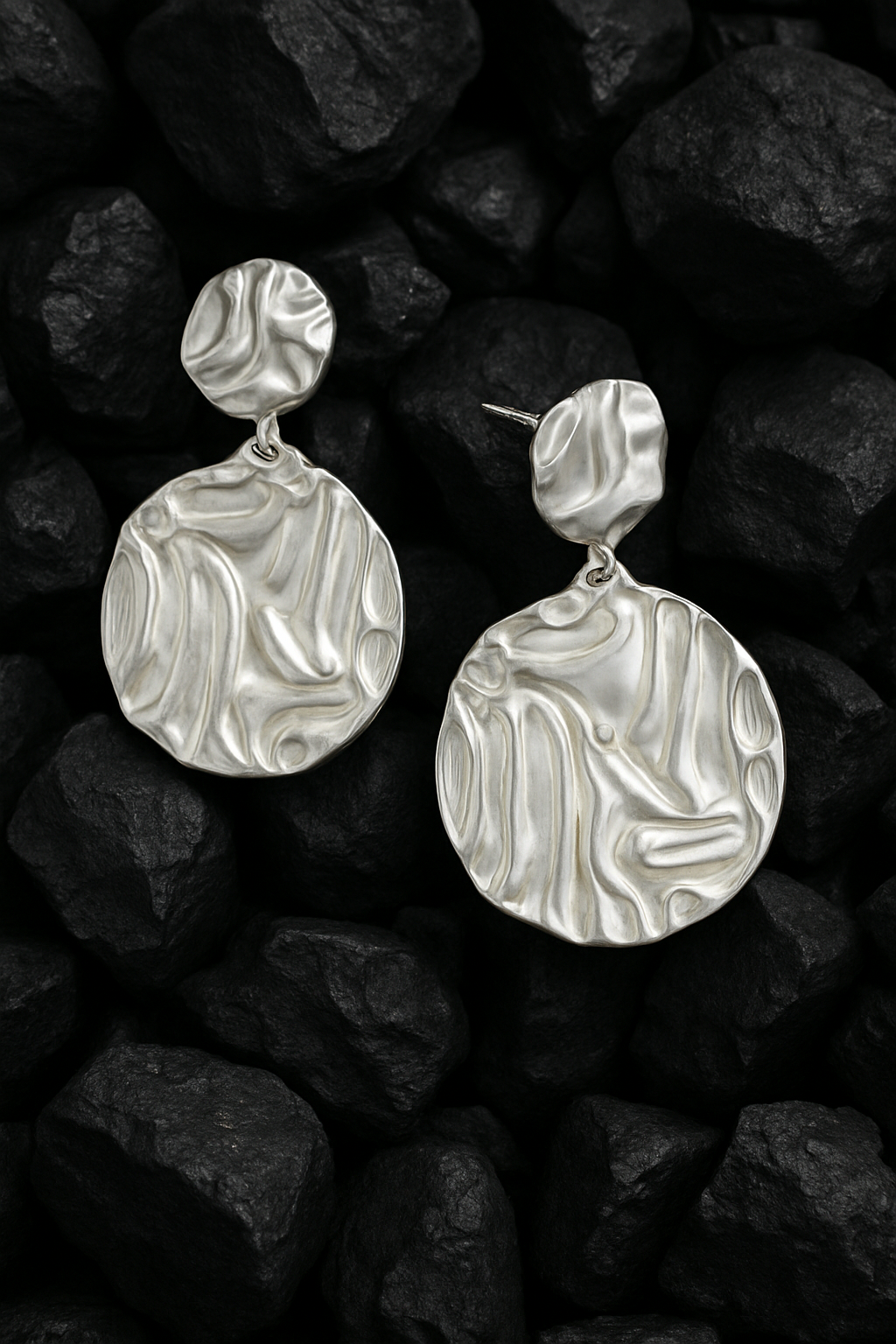 Silver Tide Danglers