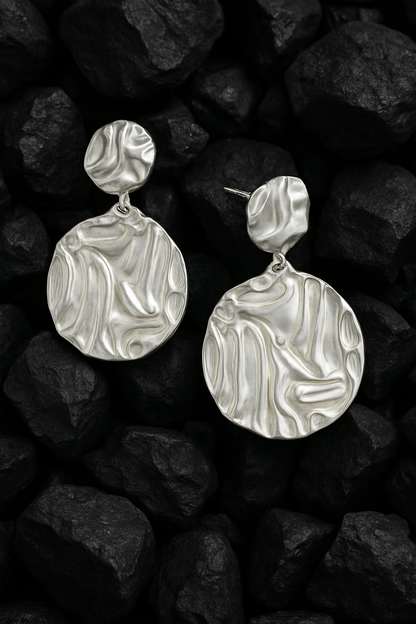Silver Tide Danglers