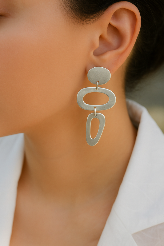 Silver Chic Danglers