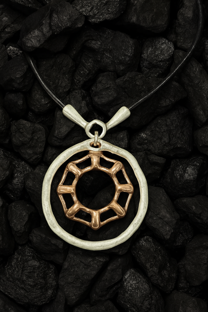 Dual Halo Necklace