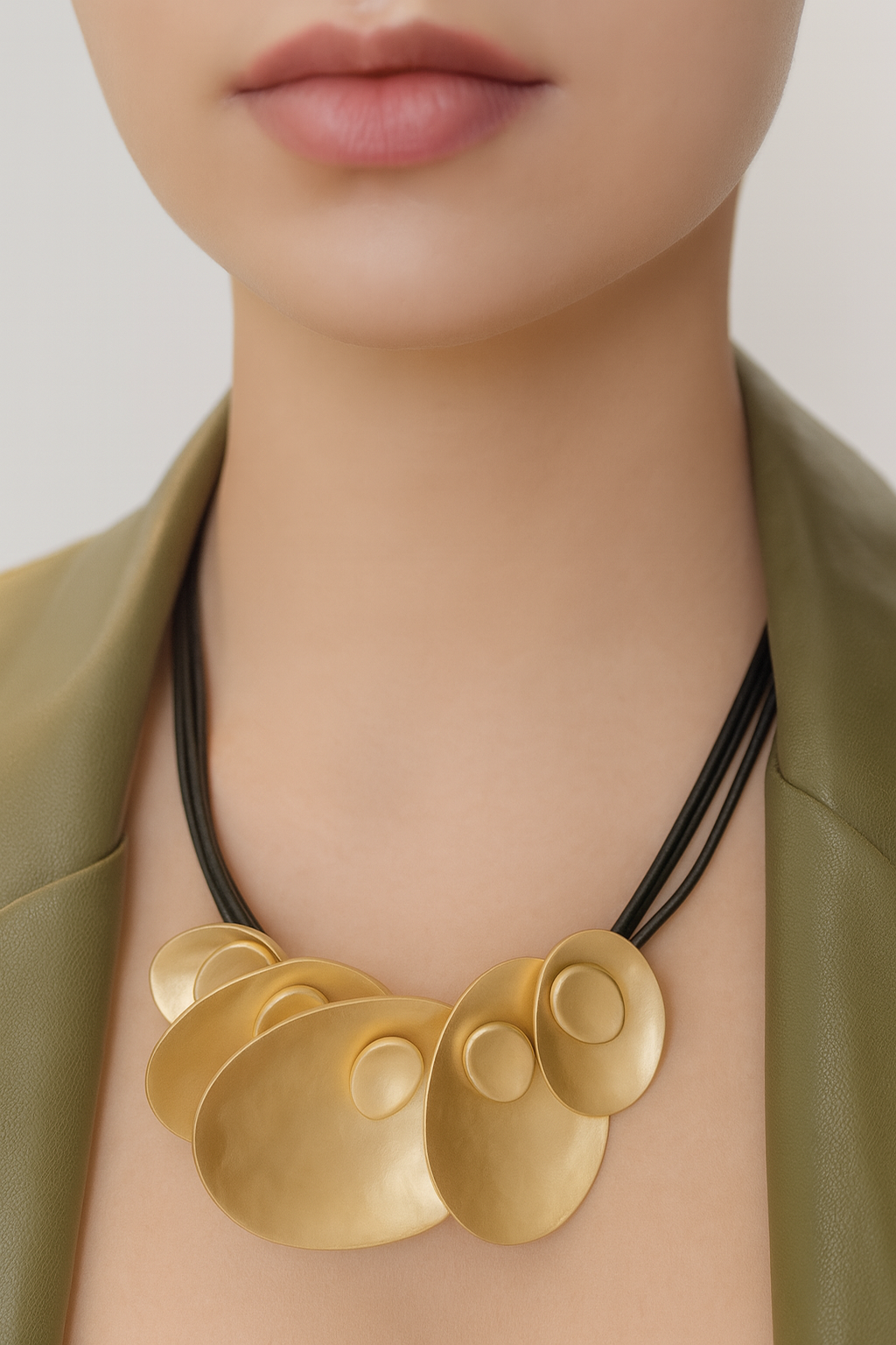 Champagne Orbit Necklace