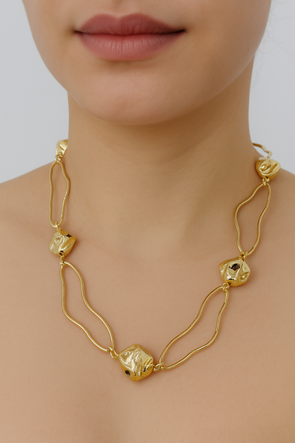 Golden Drift Necklace