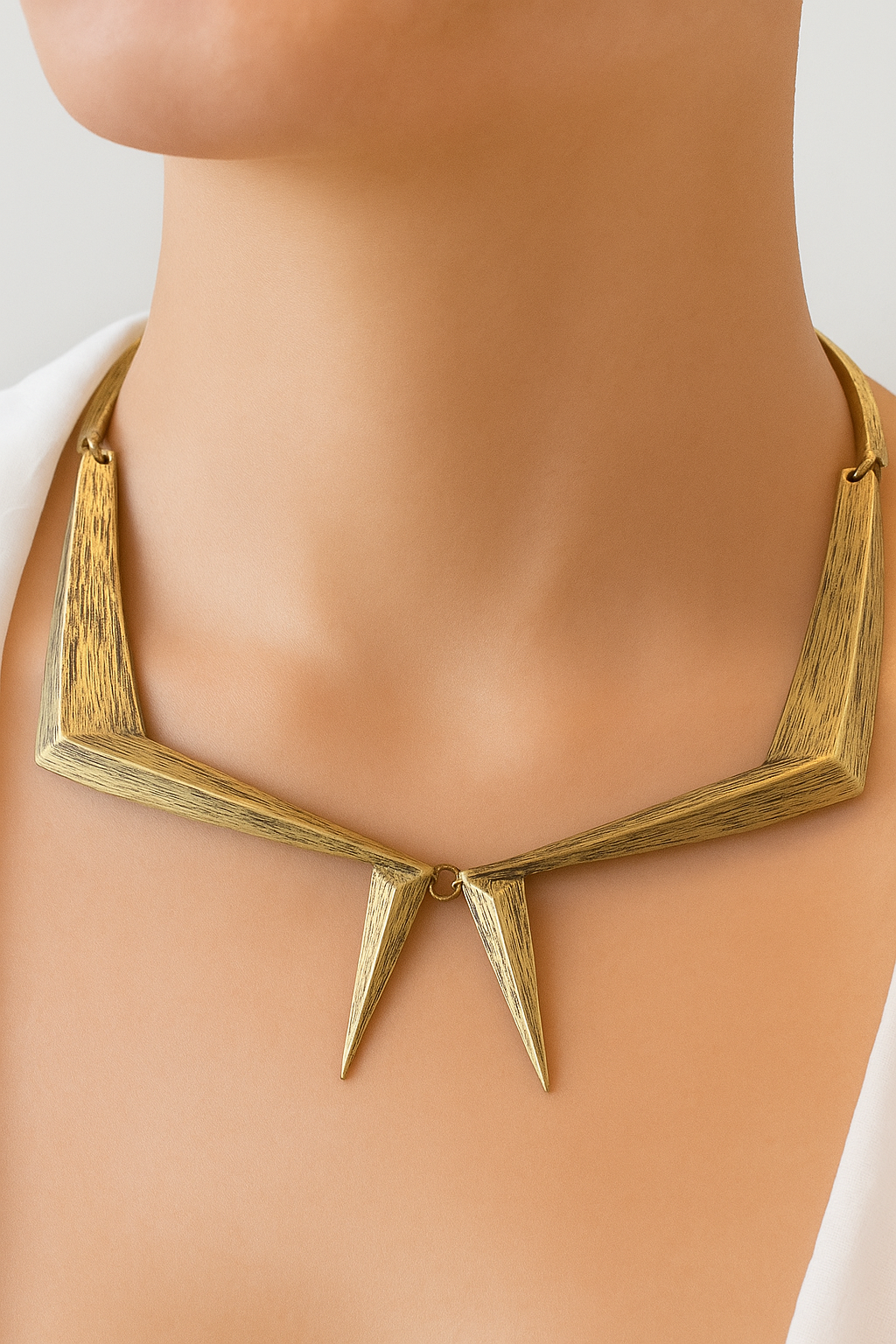 Egyptian Imperial Edge Collar Necklace