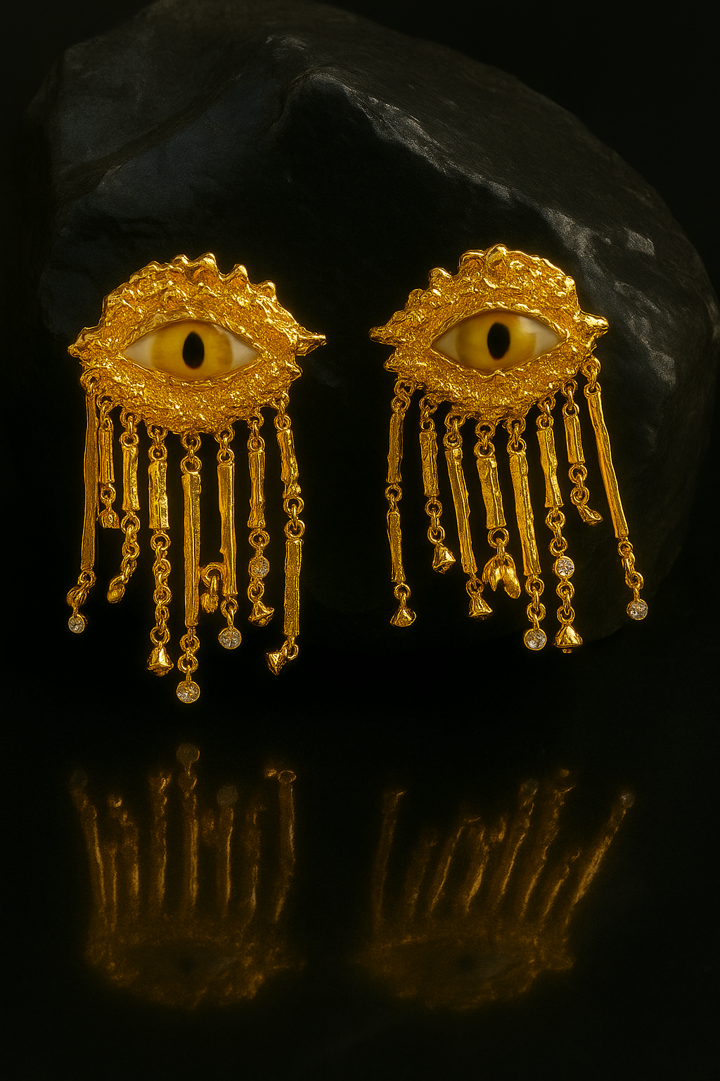 Golden Eye Chandelier