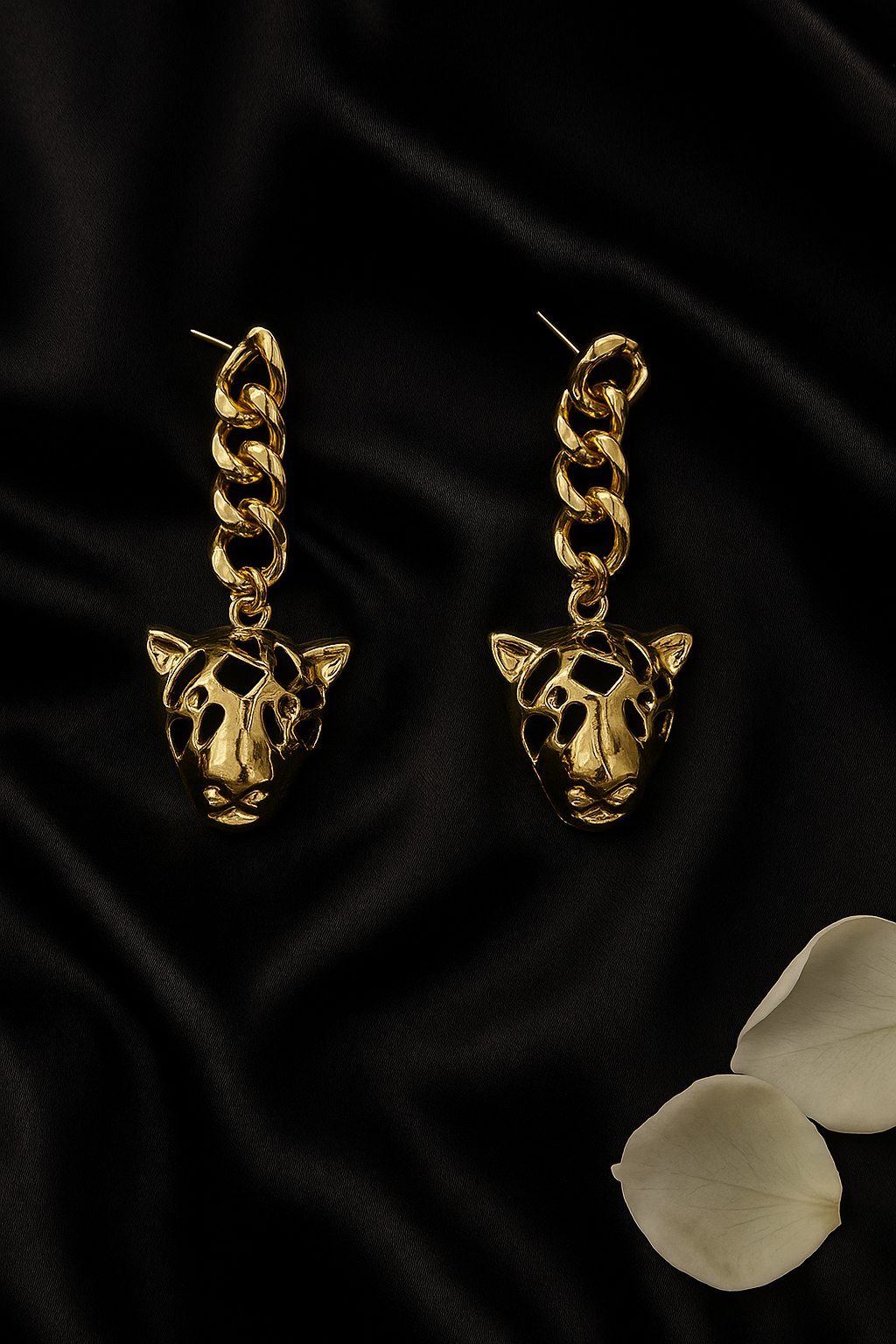 Wild Gold Links Earrings