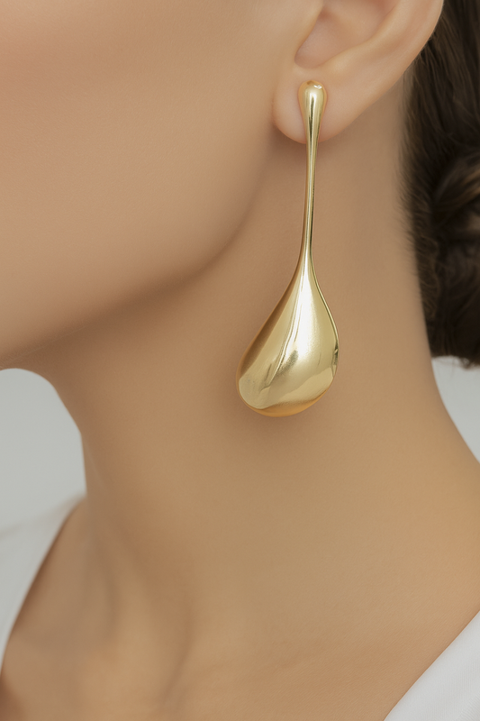 Liquid Gold Drop Earrings