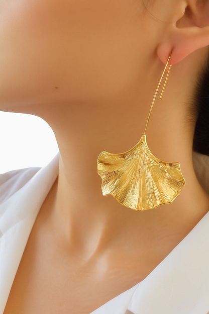 Gilded Fan Drop Hooks