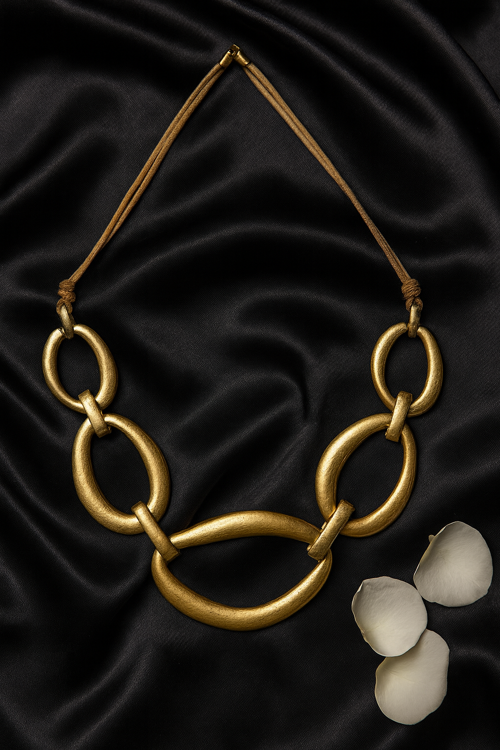 Antique Gold Loops Necklace