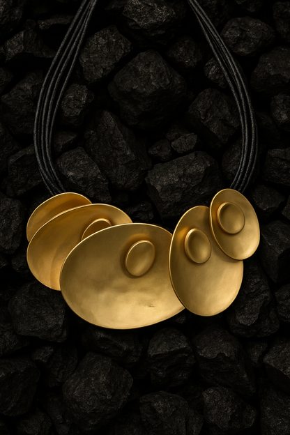 Champagne Orbit Necklace