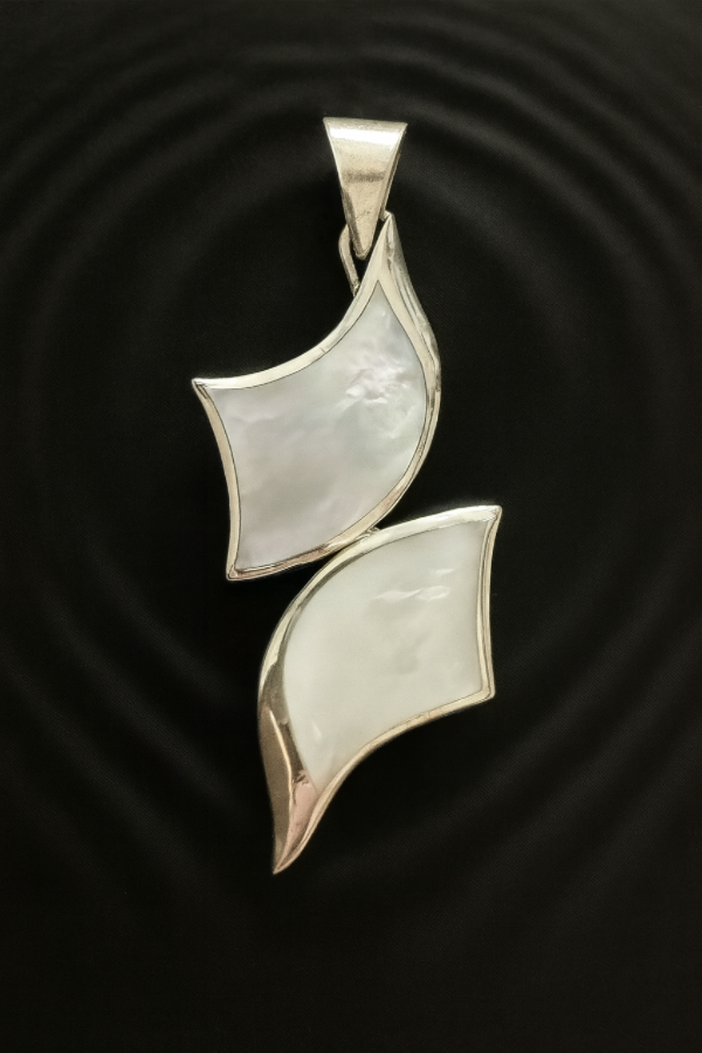 Dancing Tide Pendant -  Mother of Pearl & 925 Silver