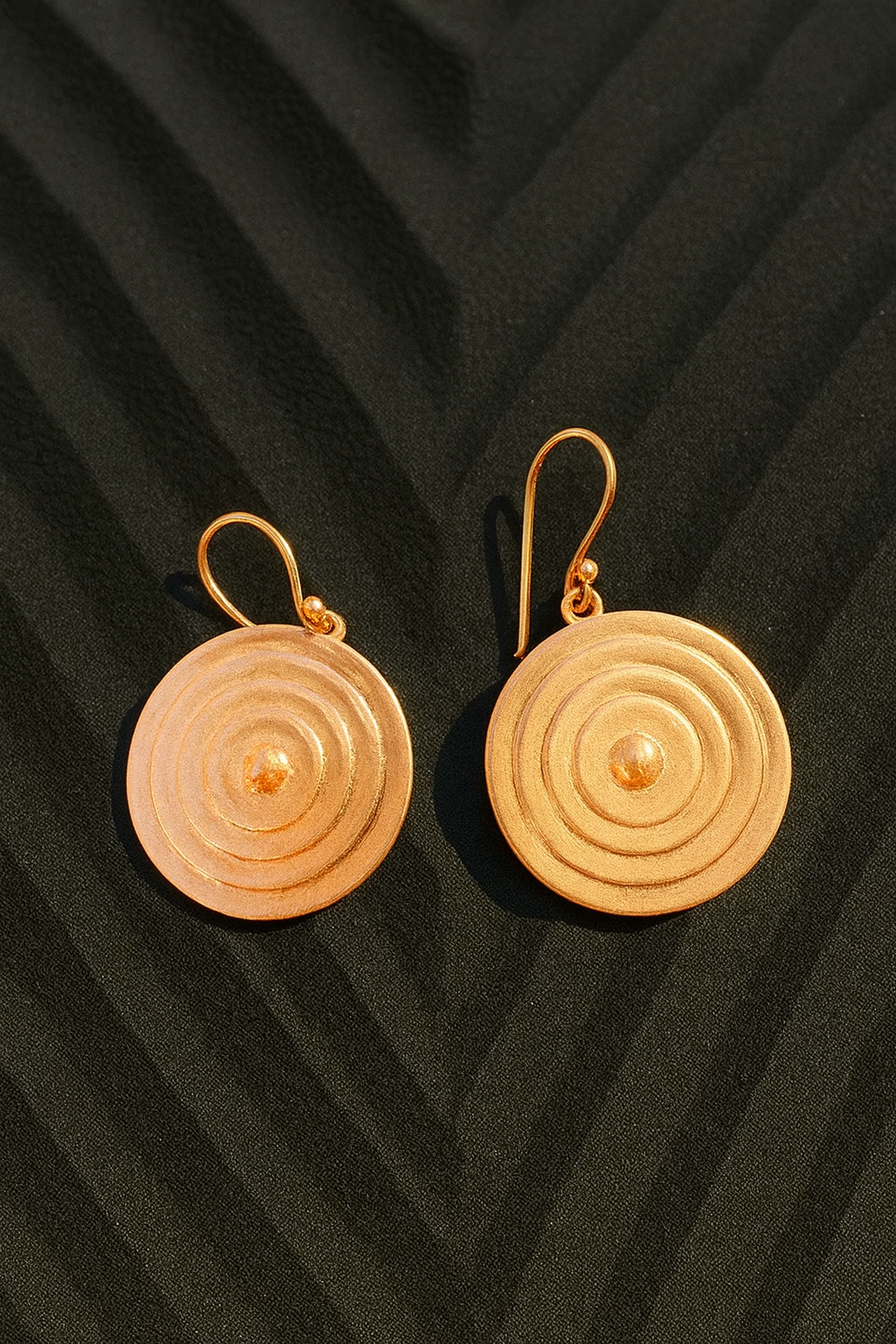 Brass Rose Gold Circle Hooks