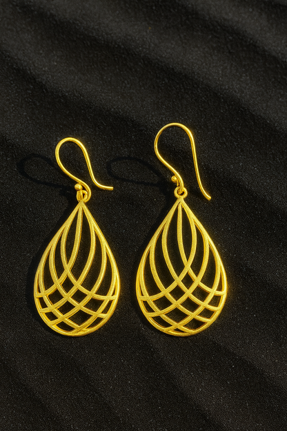 Brass Teardrop Hooks