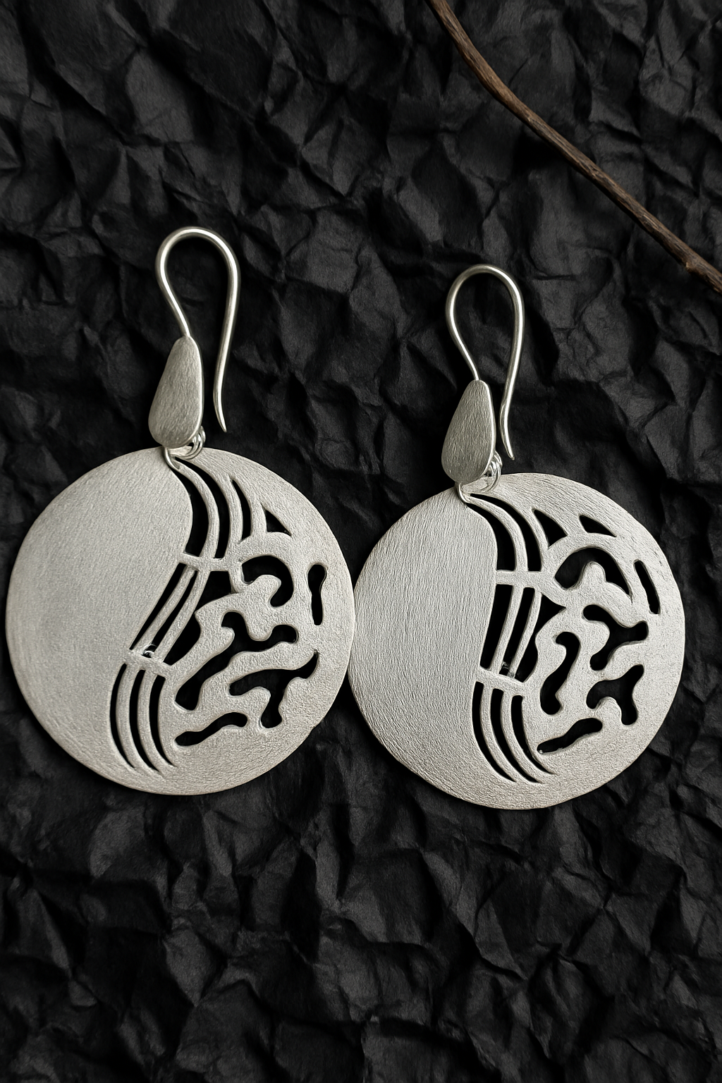 Lunar Drift Hook Earrings