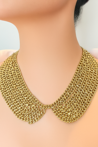 Royal Weave Collar Necklace