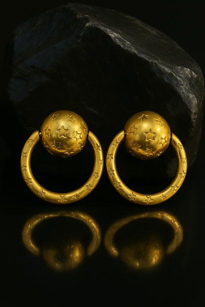 Champagne Bloom Studs