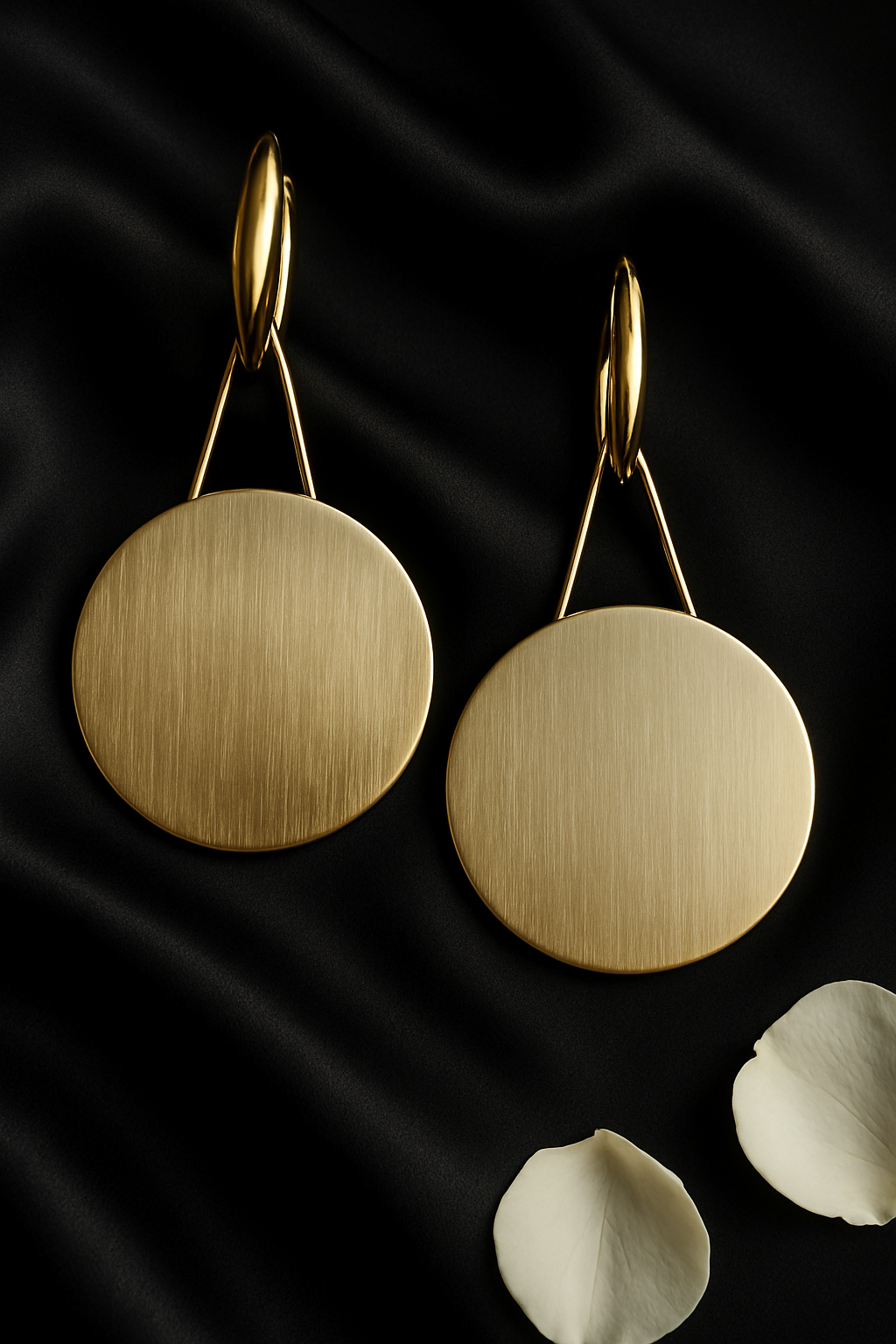 Golden Disc Danglers