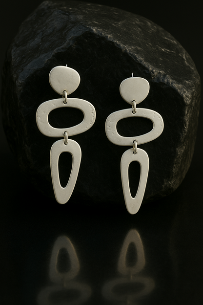Silver Chic Danglers