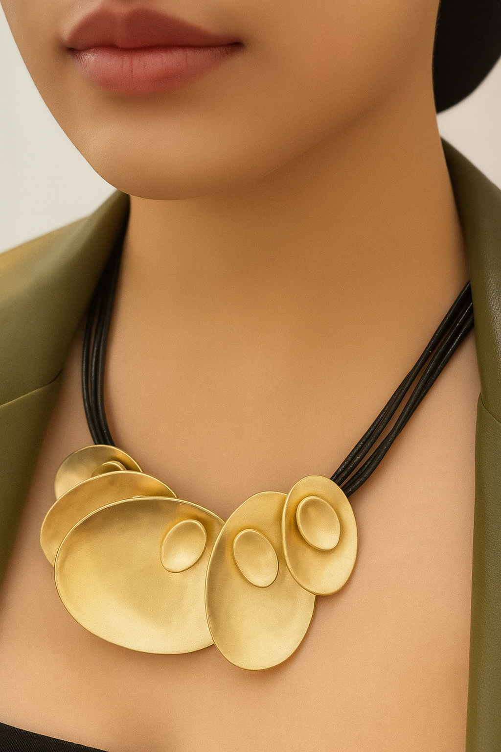 Champagne Orbit Necklace