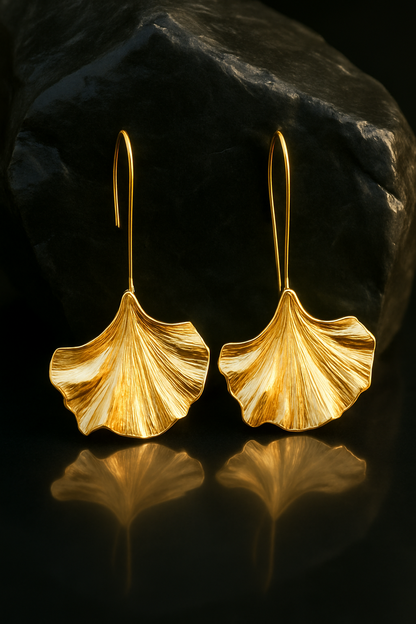 Gilded Fan Drop Hooks