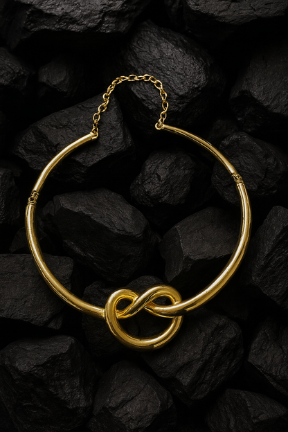 Golden Knot Necklace
