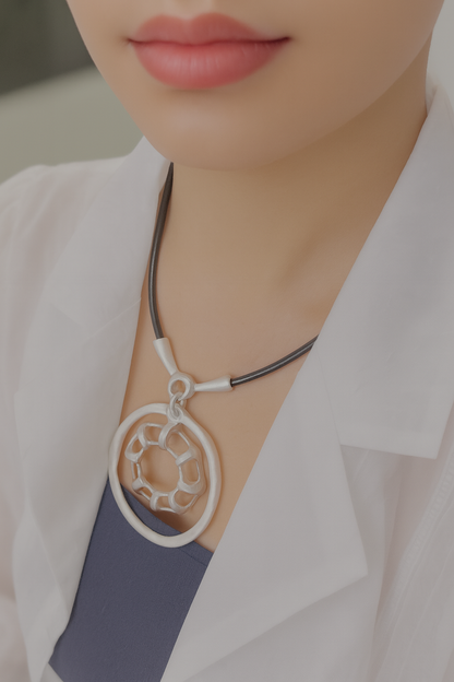 Dual Halo Necklace